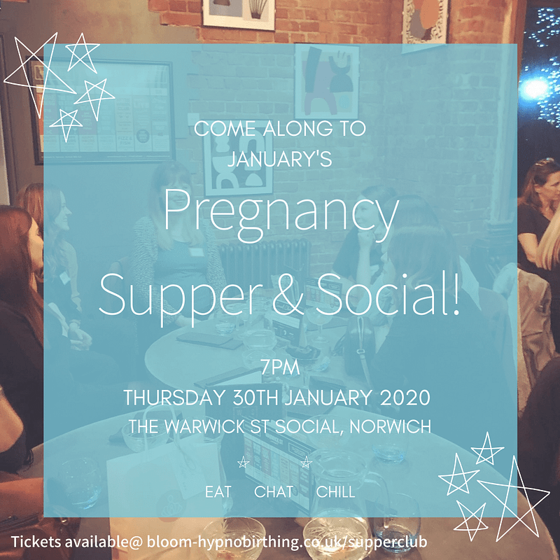 The Norwich Pregnancy Supper & Social!